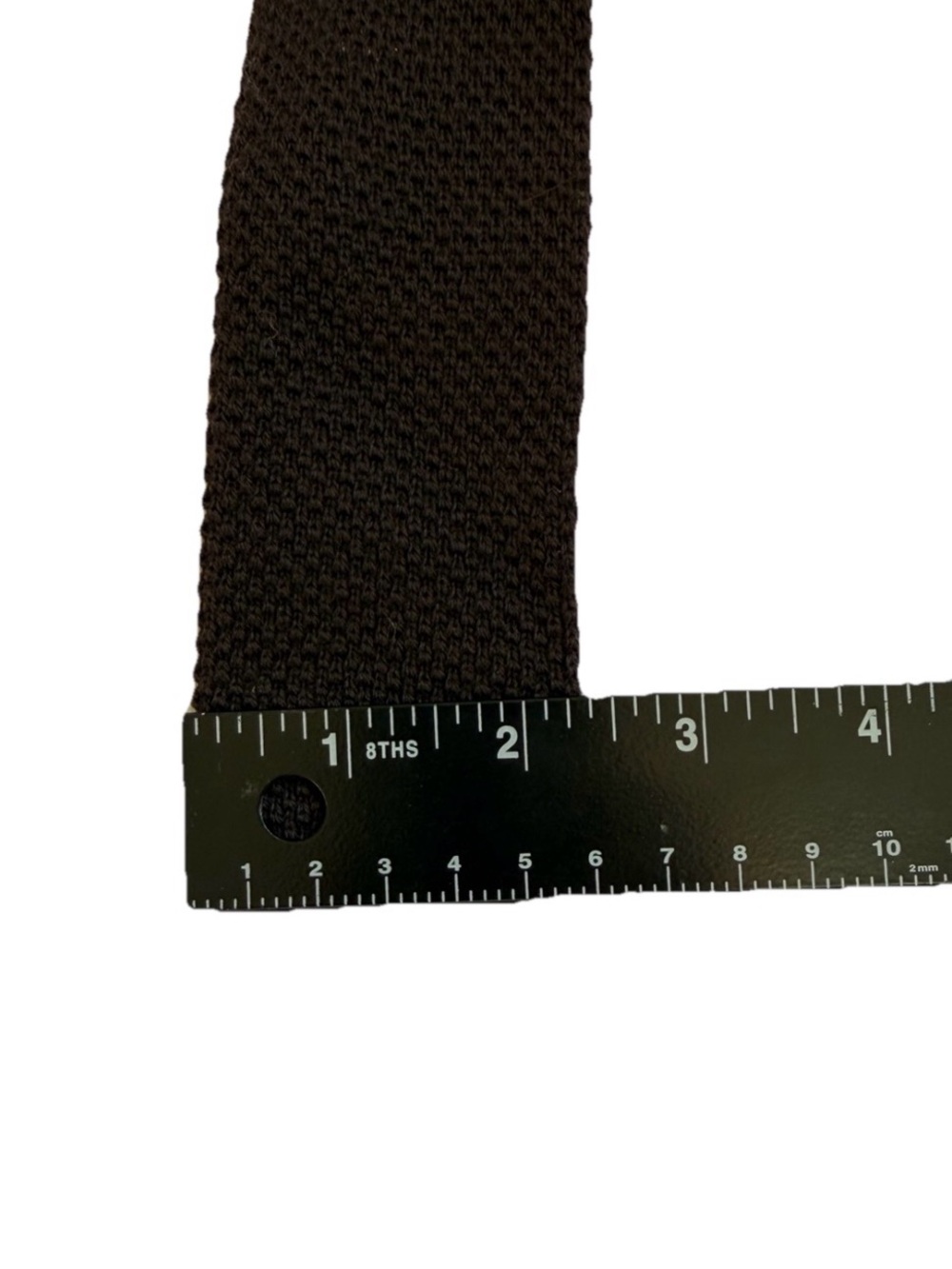 Vintage Charing Cross by Schreter Brown 100% Virgin Wool Knit Skinny Tie - Picture 6 of 6